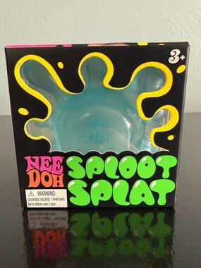 NeeDoh Sploot Splat Fidget Toy, Squishy Sensory- Blue